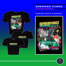 Load image into Gallery viewer, GreenGo Tuned T Shirt 2024 *PRE-ORDER*
